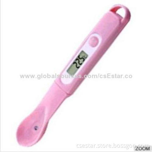 Professional Waterproof Babies' Spoon Thermometer, Eco-Friendly, Unbreakable